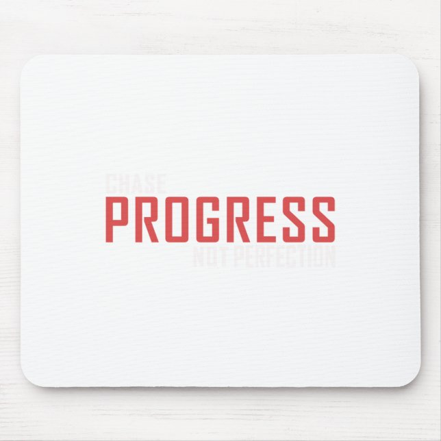 Mousepad Vinheta de Perfeição de Progresso de Chase Não (Frente)