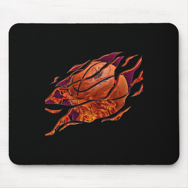 Mousepad Vinheta De Um Caco De Fogo (Frente)