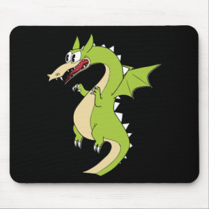 Mousepad Vinheta Dragão de Cabeça-de-Cuphead