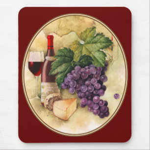 Mousepad Vinho e queijo