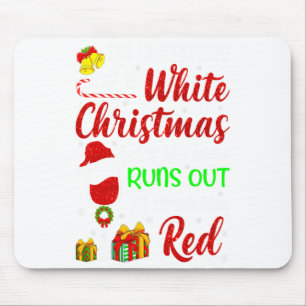 Mousepad Vinho Engraçado Estou Sonhando Com Um Natal Branco