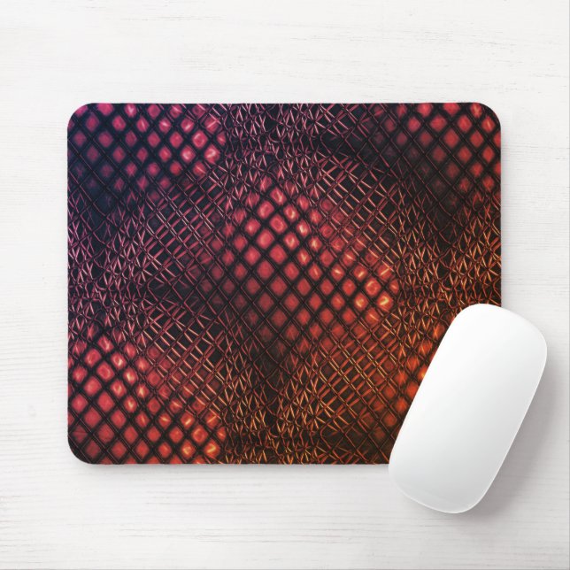 Mousepad Vinho tinto desenhado que parece tanga de juta (Com mouse)
