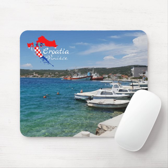Mousepad VinišTechnologe, Croácia | Dalmácia | Mar Adriátic (Com mouse)