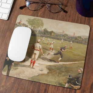 Mousepad Vintage 1800s Jogo Baseball