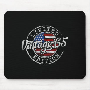 Mousepad Vintage 1965 60º Presente de Aniversário para Home