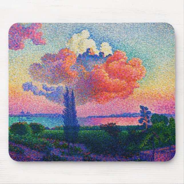 Mousepad Vintage A Nuvem Rosa (1896) (Frente)