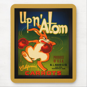 Mousepad Vintage Ad Carrots