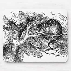 Mousepad Vintage Alice gato no país das maravilhas,