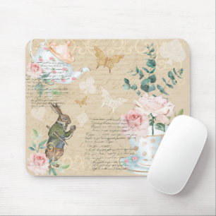 Mousepad Vintage Alice No Campo Das Maravilhas, Decoupage M