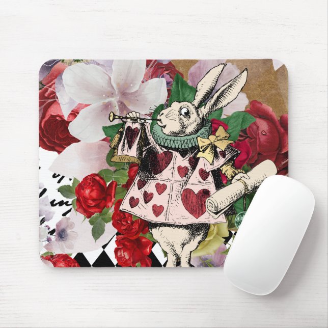 Mousepad Vintage Alice no País das Maravilhas (Com mouse)