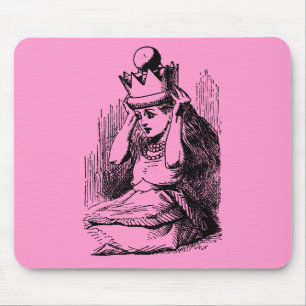 Mousepad Vintage Alice no país das maravilhas, a coroa da