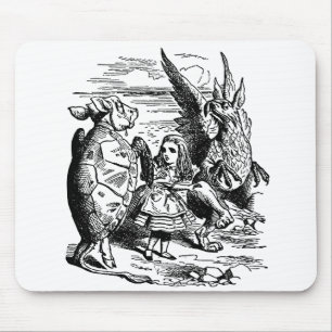 Mousepad Vintage Alice no País das Maravilhas, Griffin, Tar