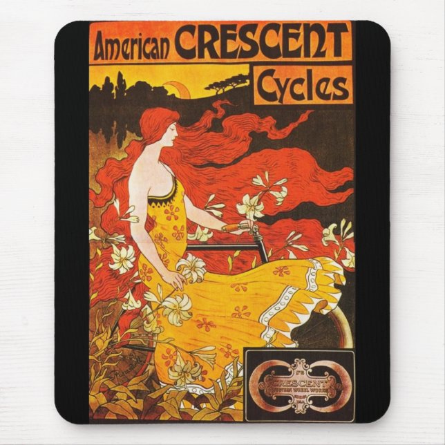 Mousepad Vintage American Crescent Cycles (Frente)