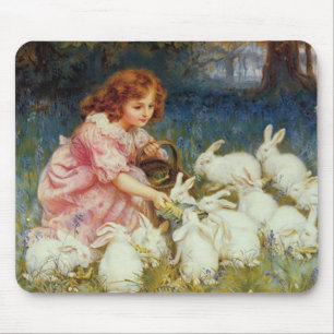Mousepad Vintage Animais Lindos Páscoa
