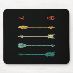Mousepad Vintage Arrow Tradicional Archery Arrows Arco Hunt