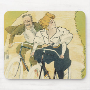 Mousepad Vintage Art Nouveau, Gladiator Ciclos Bicicletas