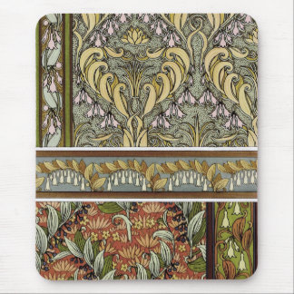 Mousepad Vintage Art Nouveau Solomon's Seal, M.P. Verneuil