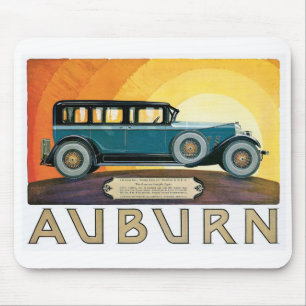 Mousepad Vintage Auburn Motors Sunburst Anúncio