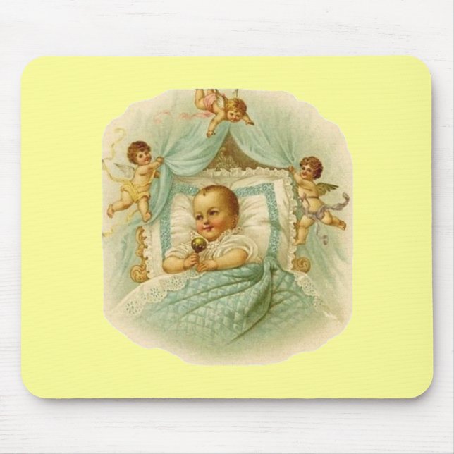 Mousepad Vintage Baby & Cherubs (Frente)