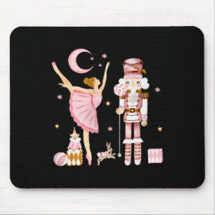 Mousepad Vintage Balé Noz-Cracker Natal Pink Xmas Wome