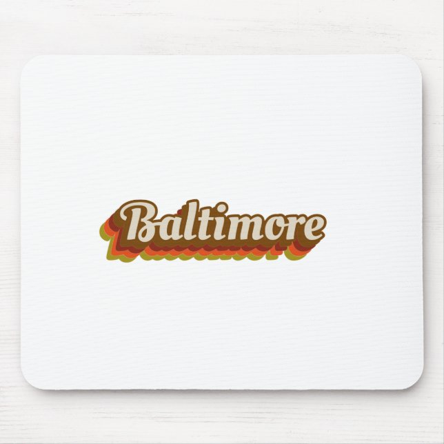 Mousepad Vintage Baltimore (Frente)