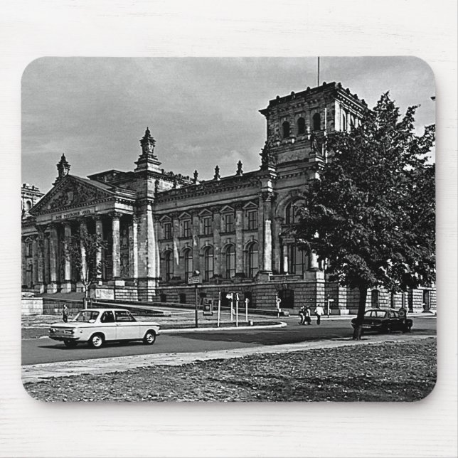 Mousepad Vintage Berlin Reichstag Parlamento (Frente)