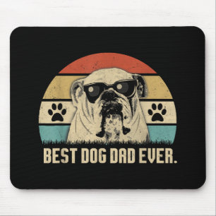 Mousepad Vintage Best English BuldoPAI Nunca Teve Camisa Pa