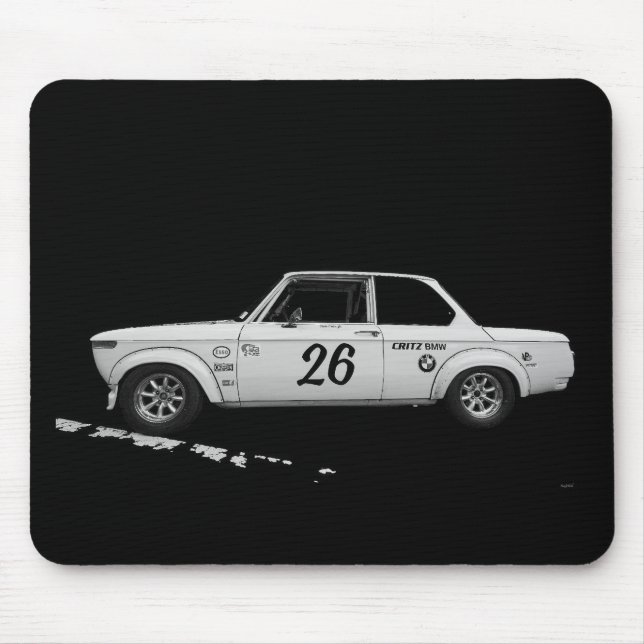 Mousepad Vintage BMW Race Car (Frente)