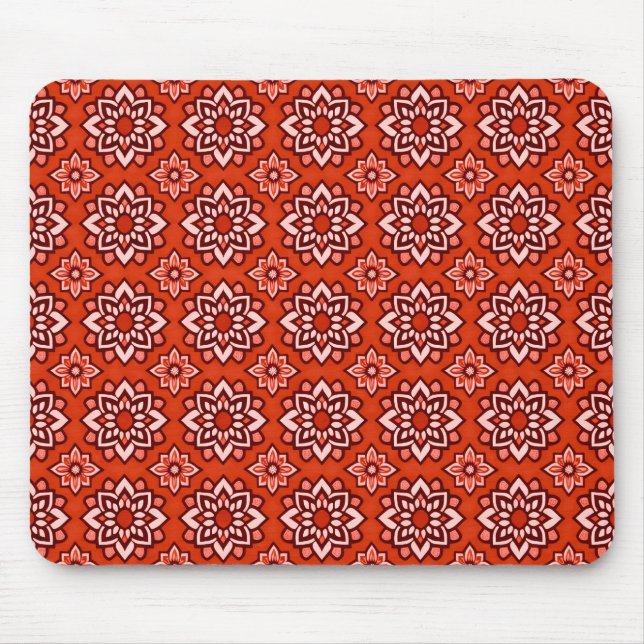 Mousepad Vintage Boho Chic Floral (Frente)