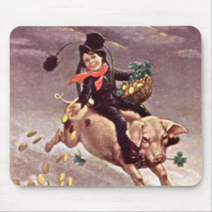 Mousepad Vintage Boy no Pig