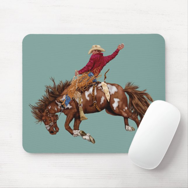 Mousepad Vintage bronco Rider (Com mouse)