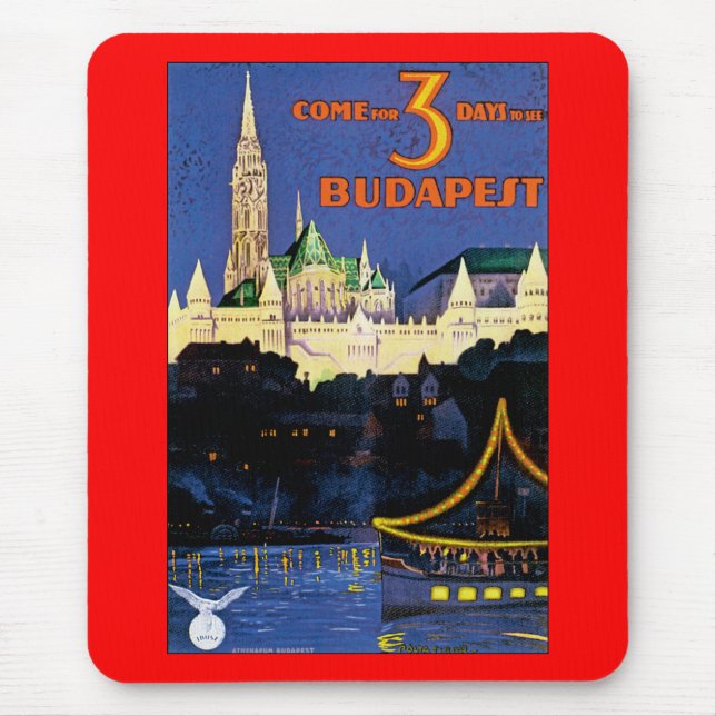 Mousepad Vintage Budapest (Frente)