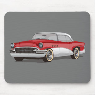 Mousepad Vintage Buick na Cinza