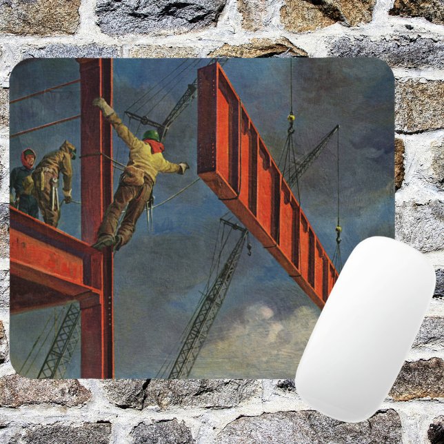 Mousepad Vintage Business, Trabalhadores da Construção do A (Criador carregado)