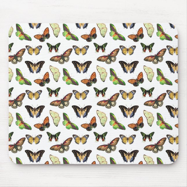 Mousepad Vintage Butterflies (Frente)