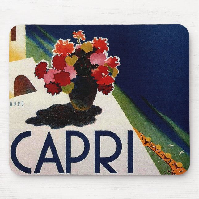 Mousepad Vintage Capri Itália Viagem (Frente)