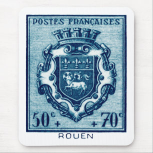 Mousepad Vintage Casaco de Arms Rennes, França