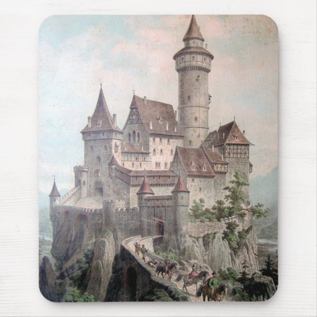 Mousepad Vintage - castelo velho bonito (Frente)