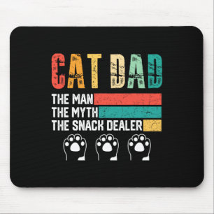 Mousepad Vintage Cat Pai O Homem Que O Mito Vendedor De Inv