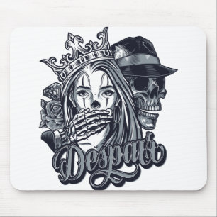 Mousepad Vintage chicano style tattoo