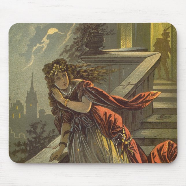 Mousepad Vintage Cinderella, Contos de Fada Vitoriana (Frente)