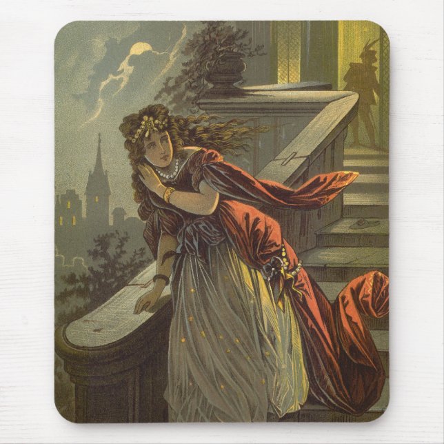 Mousepad Vintage Cinderella, Contos de Fada Vitoriana (Frente)
