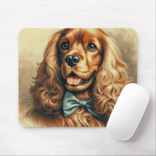Mousepad Vintage Cocker Spaniel Oil