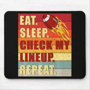 Mousepad Vintage Coma Dormir Verificar Minha Linhagem Repet