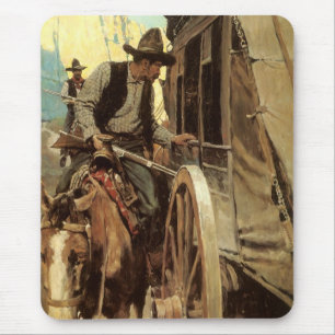 Mousepad Vintage Cowboys, o almirável Outlaw do NC Wyeth