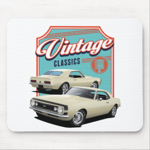 Mousepad Vintage Cream Camaro