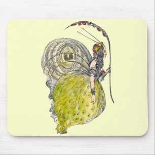 Mousepad Vintage Cute Fantasy Borboleta Fada com Asas