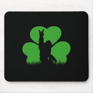 Mousepad Vintage Dia de São Patrício Pé Grande Sasquatch Sã