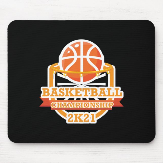 Mousepad Vintage do Campeonato de Basquete (Frente)