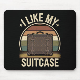Mousepad Vintage Engraçado Eu Gosto Da Minha Mala Tumulto M